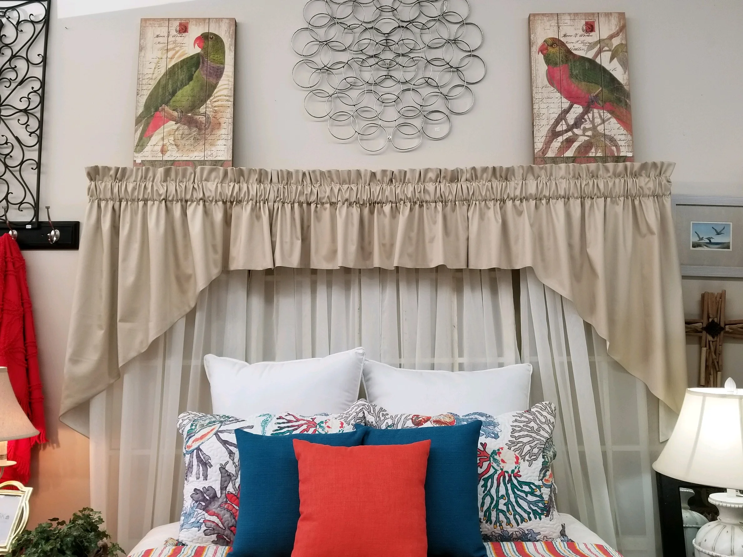 Lined Swag Valance - Imperial Jute