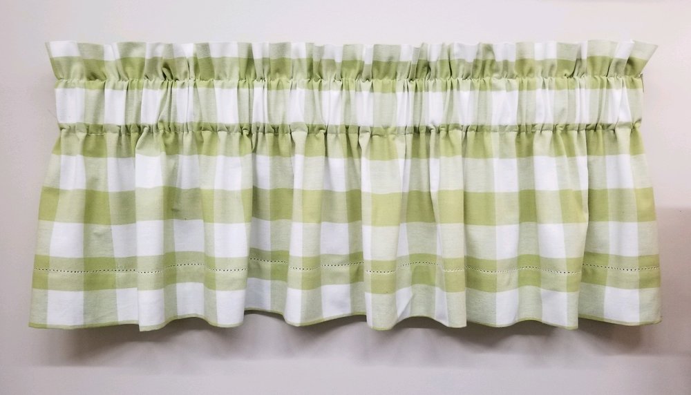 Gorgeous lime green window valance Lime Green White Striped Fabric Window Topper Curtain Valance Home Decor Handmade Products Westmead Is Edu Ph
