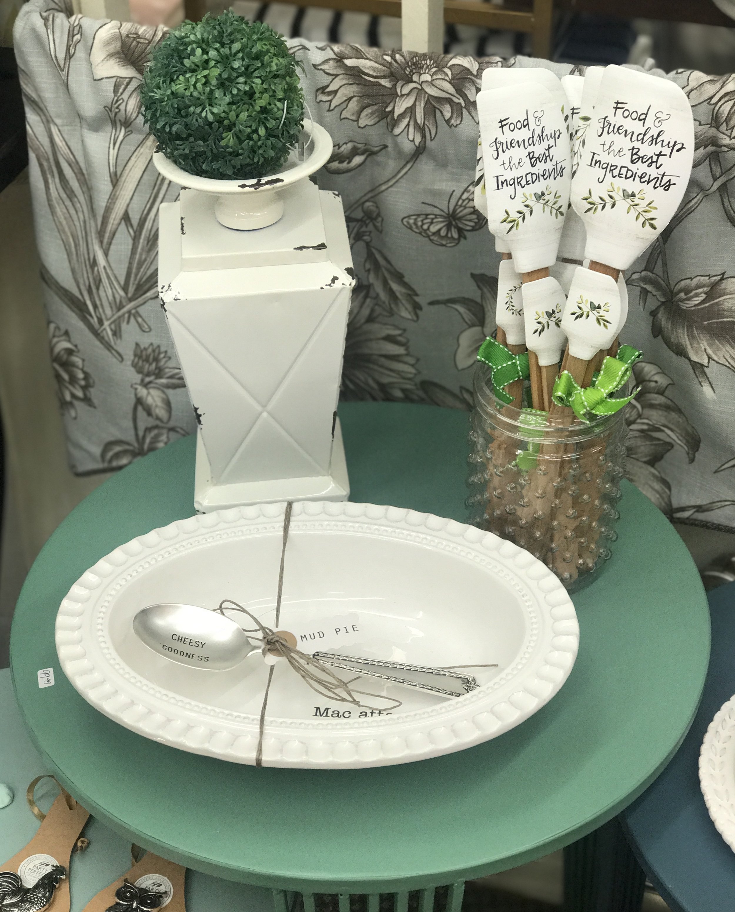 Mac Attack Bowl, Spatulas and Candle Stick