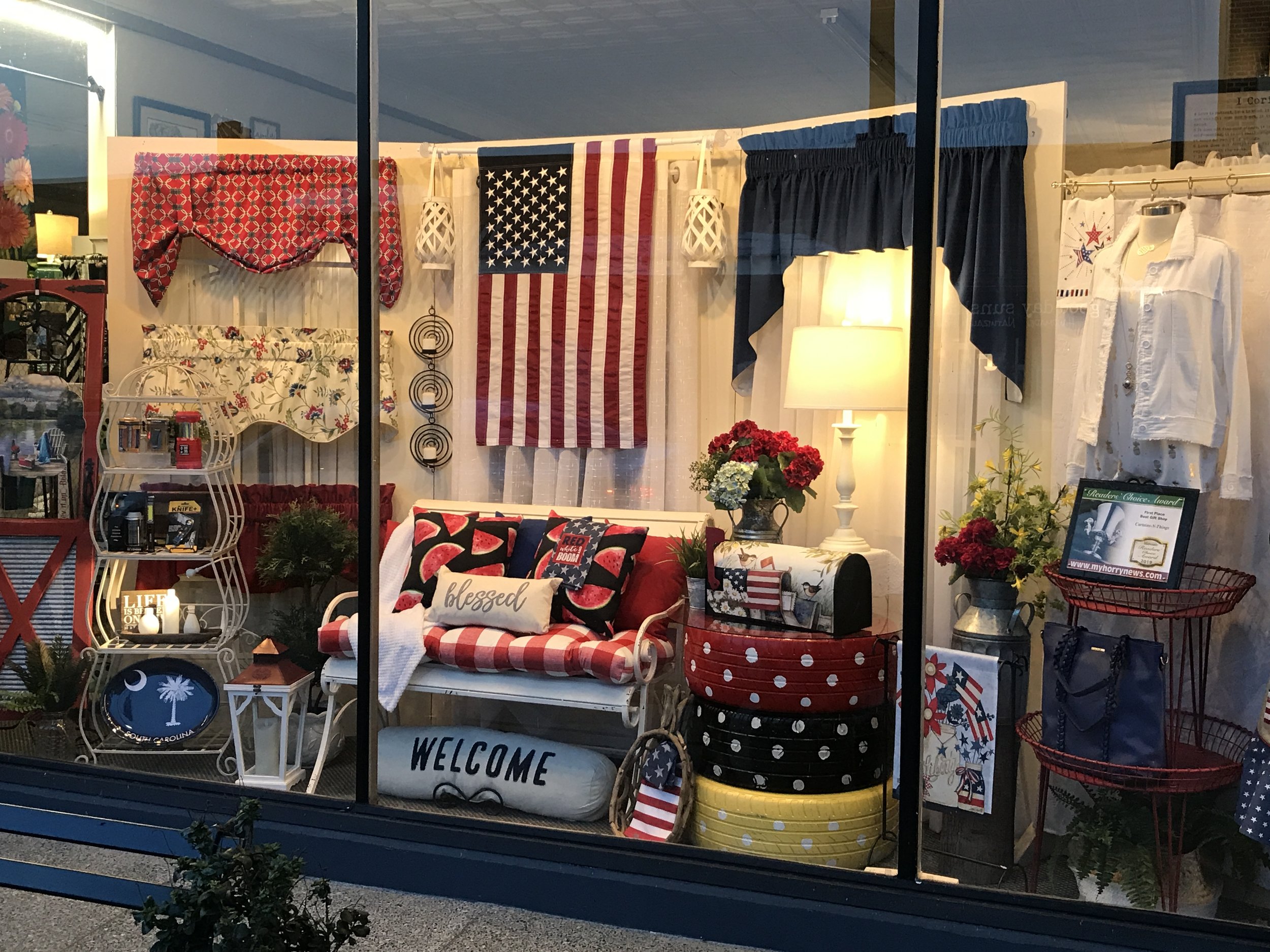 Sweet Summertime Window Display