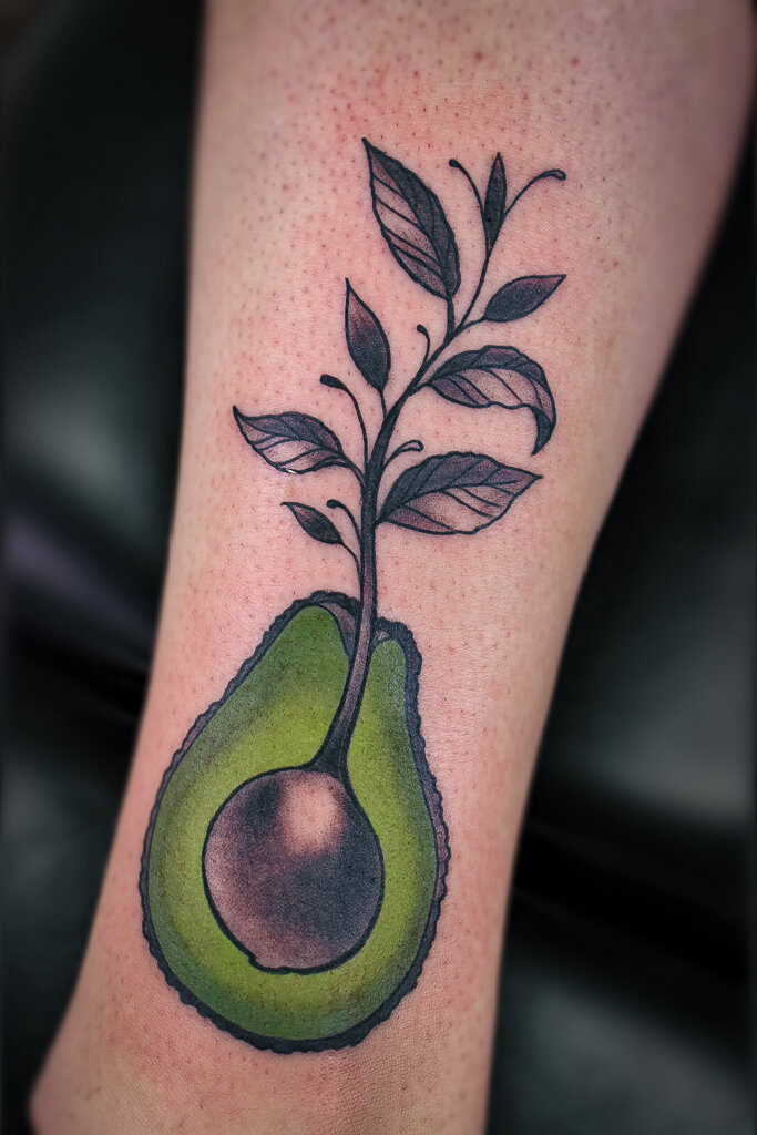 Avocado Tattoo