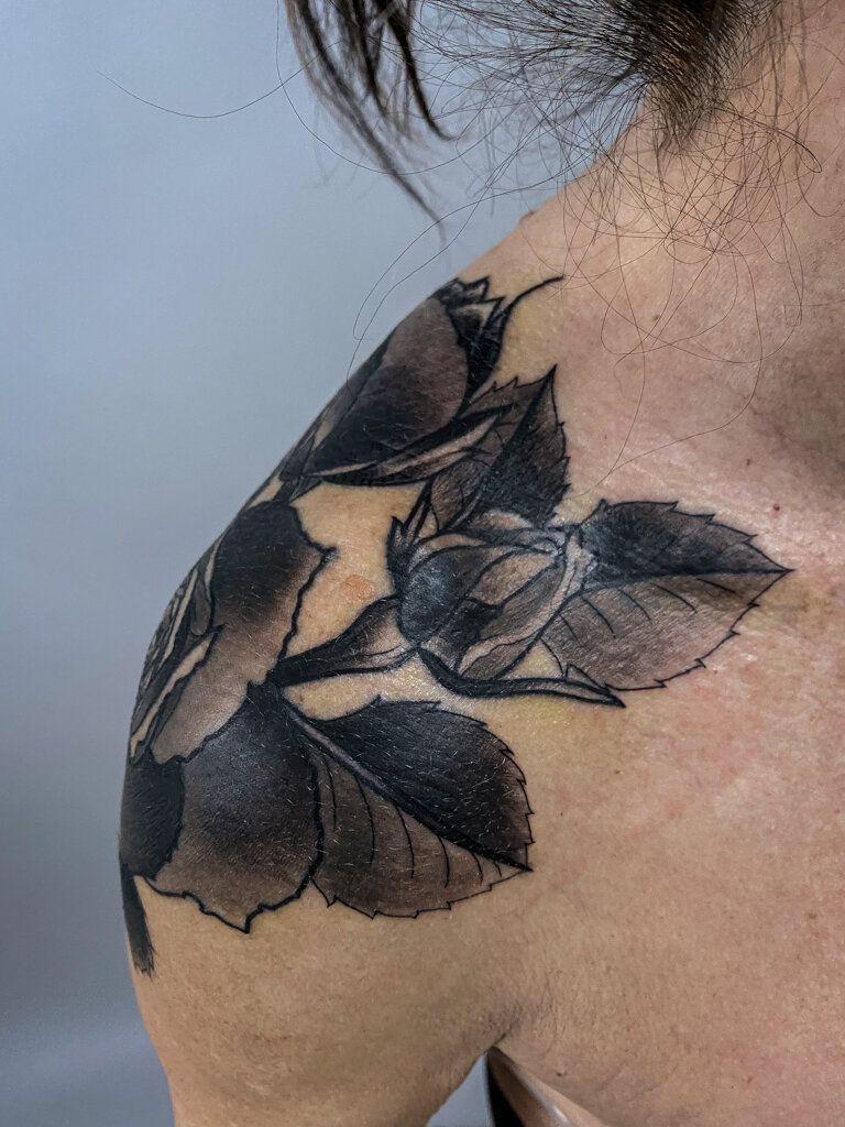 Black Rose Tattoo 3