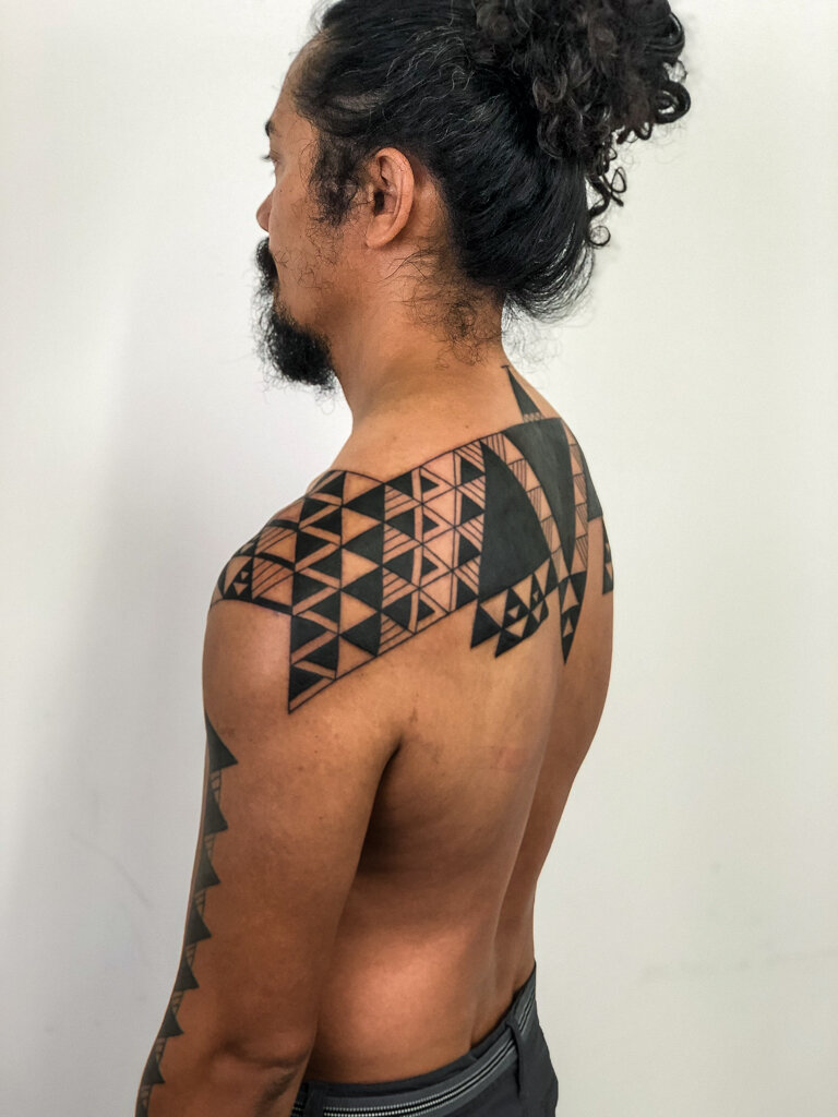 Polynesian Tattoo Style Mandala Vector Pattern Hawaiian Tribal Design  Inspired By Art Traditional Geometric Art Royalty Free SVG Cliparts  Vectors And Stock Illustration Image 147374368
