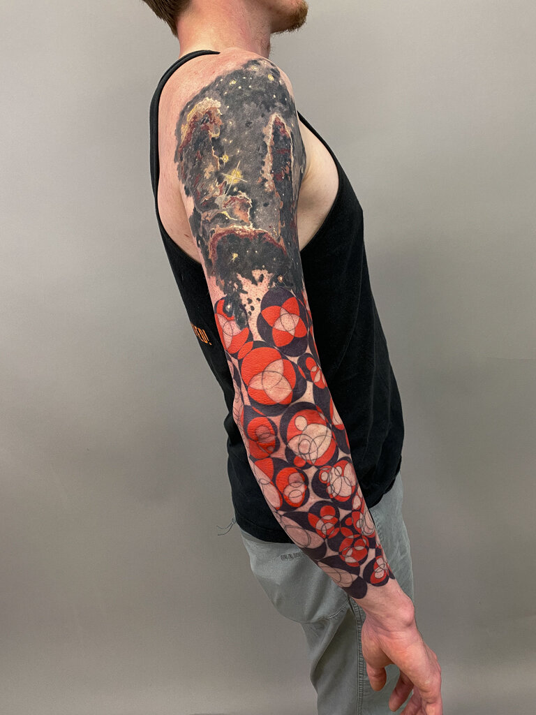 Eagle Nebula Tattoo Sleeve 1
