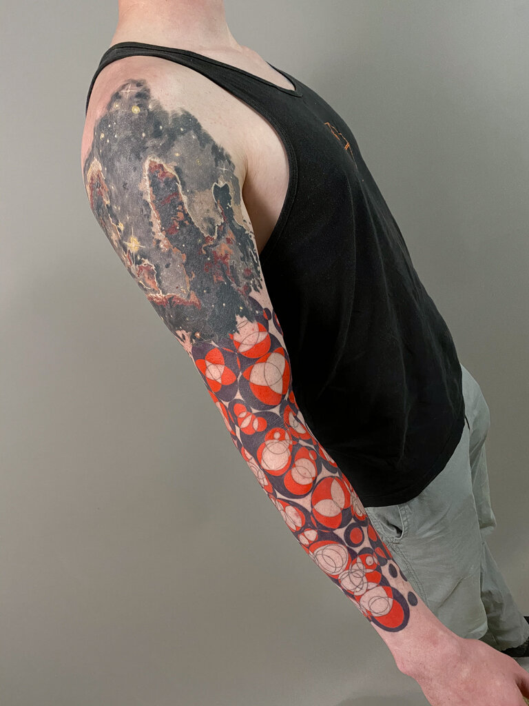 Eagle Nebula Tattoo Sleeve 2