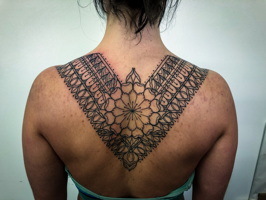 Flower Mandala Tattoo 1