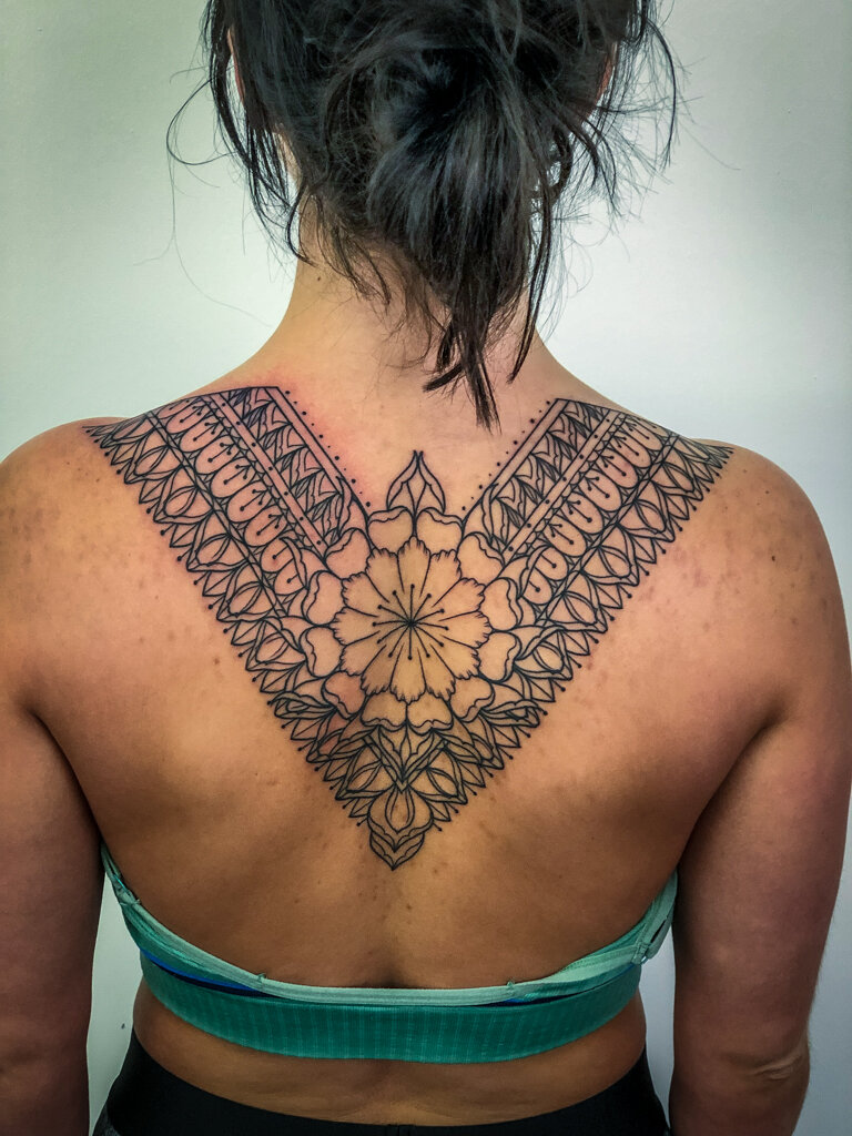 Flower Mandala Tattoo 2