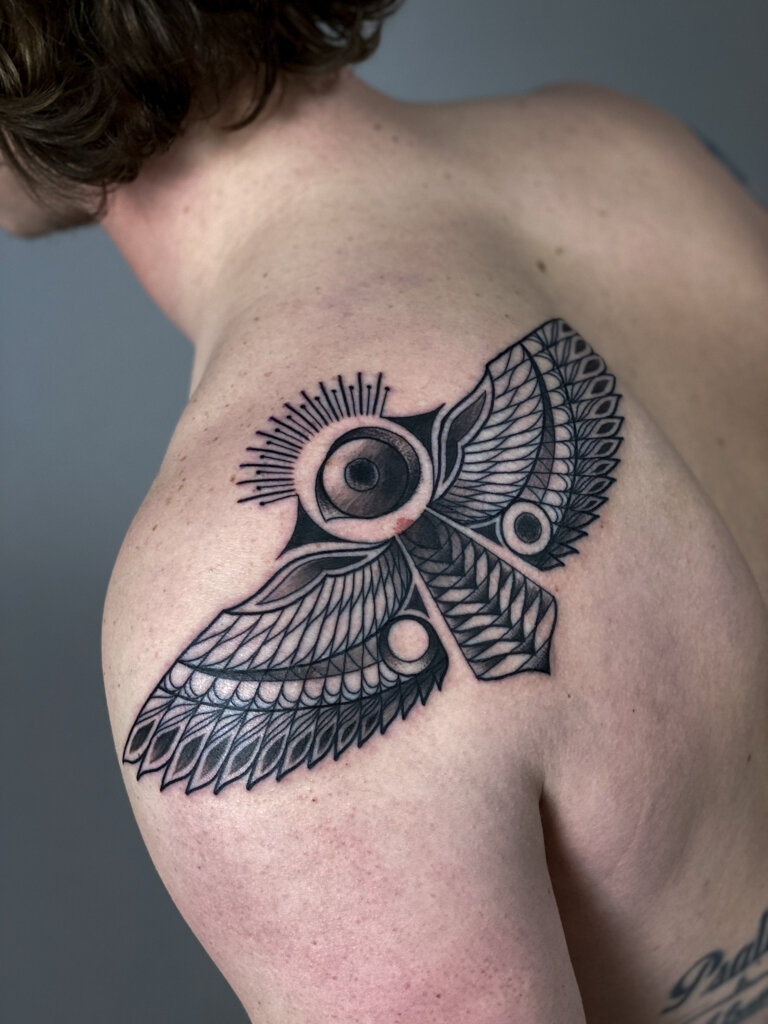 Geometric Horus Tattoo 4