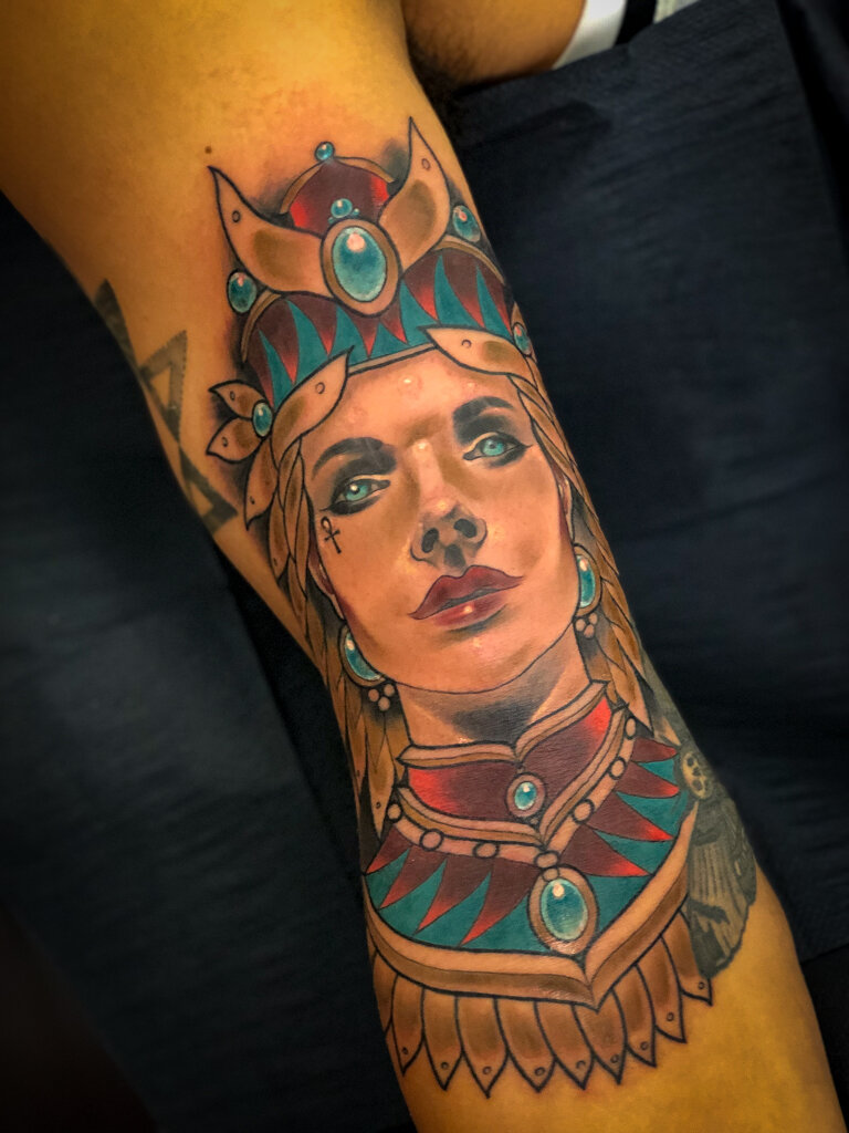 Egyptian Goddess Tattoo 1