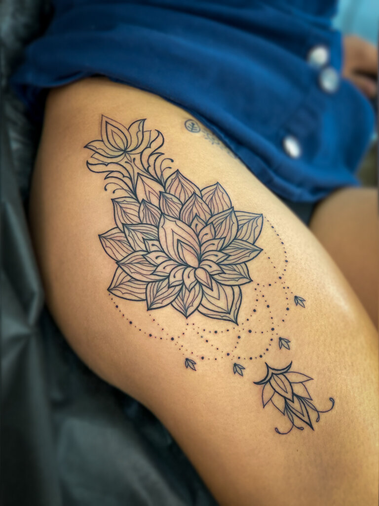Lotus Mandala Tattoo 2