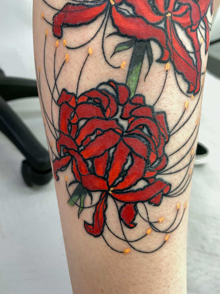 Spider Lily tattoo 3
