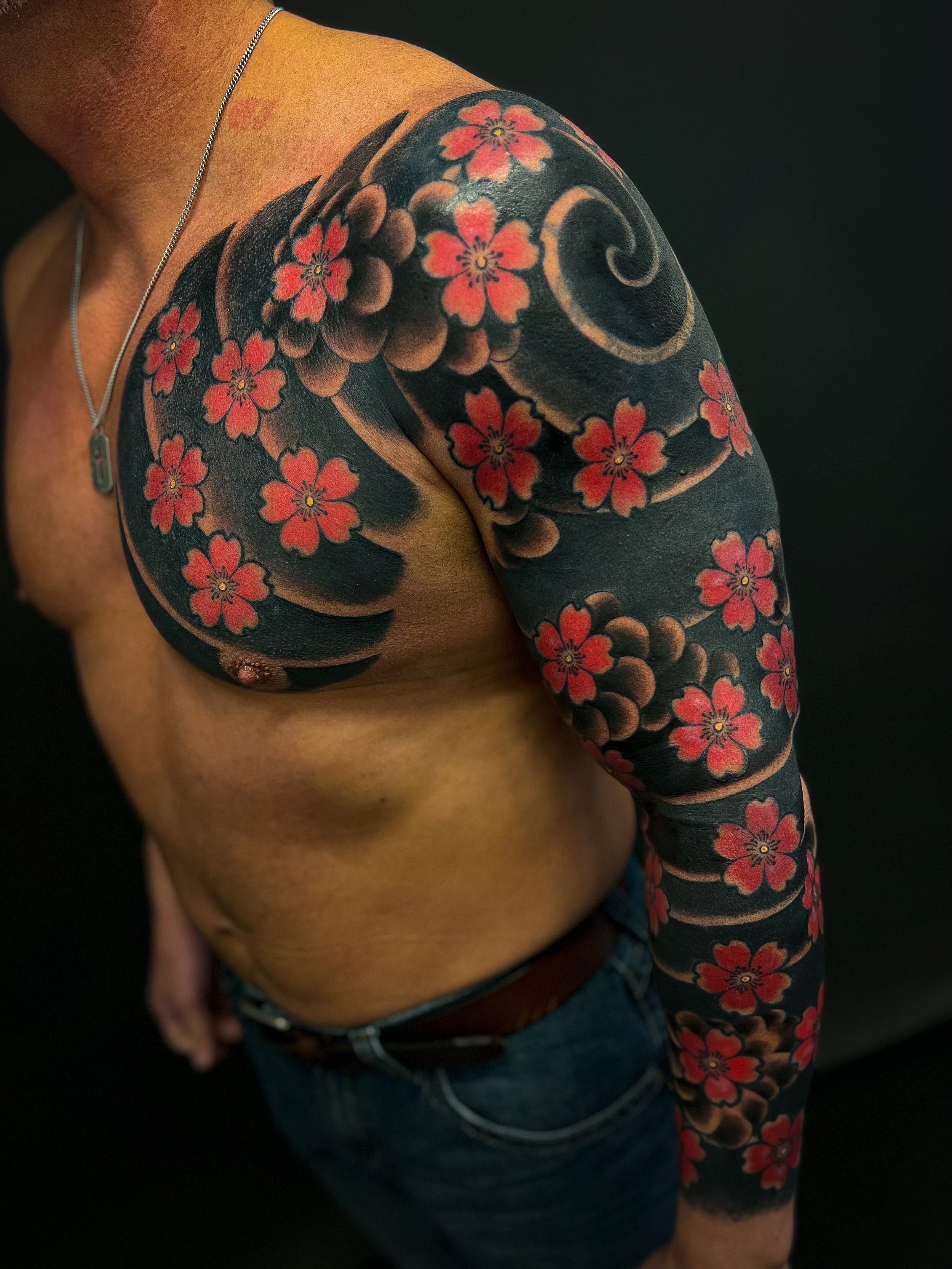 Cherry blossom Sleeve 2