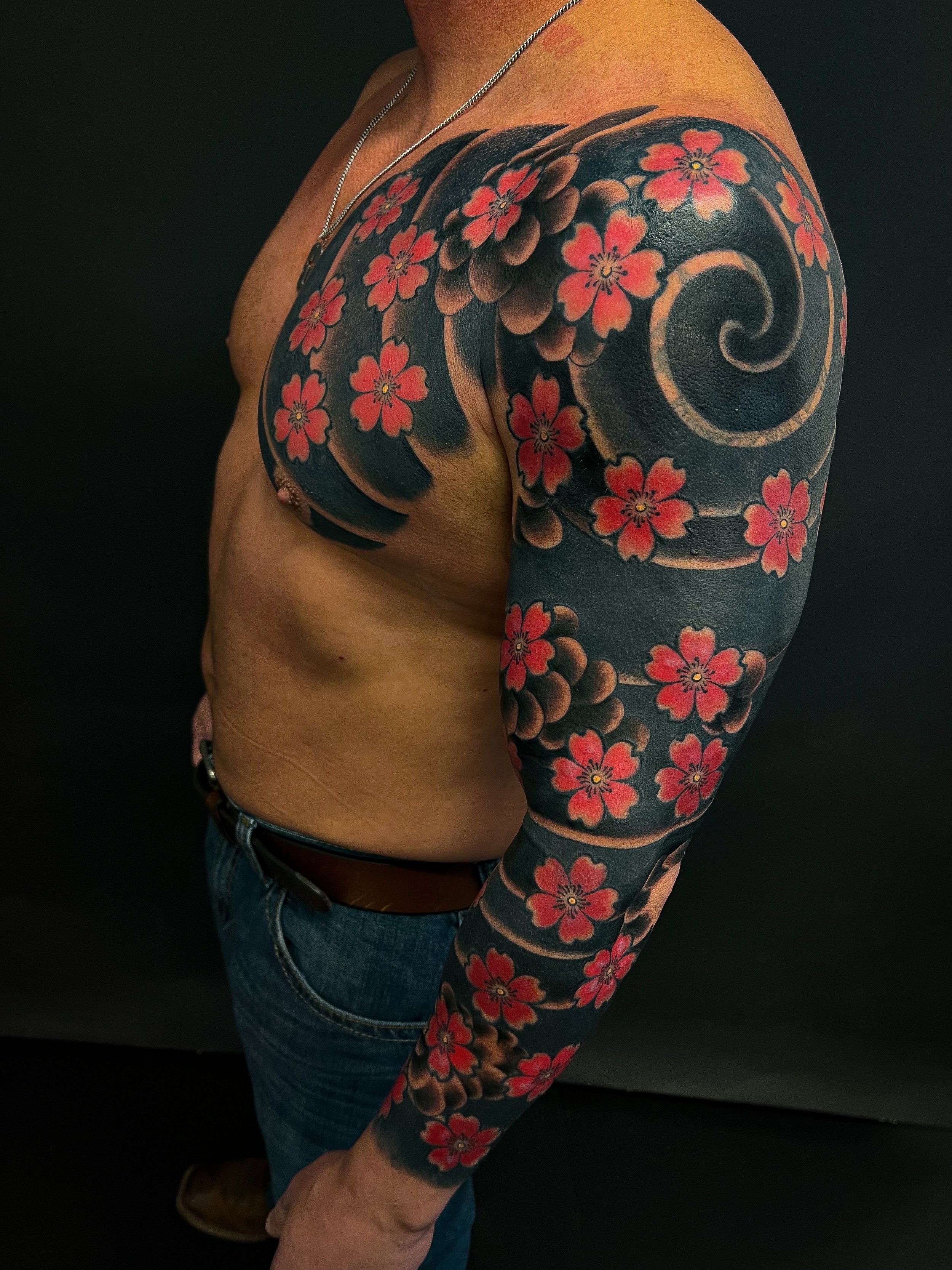 Cherry blossom Sleeve 1