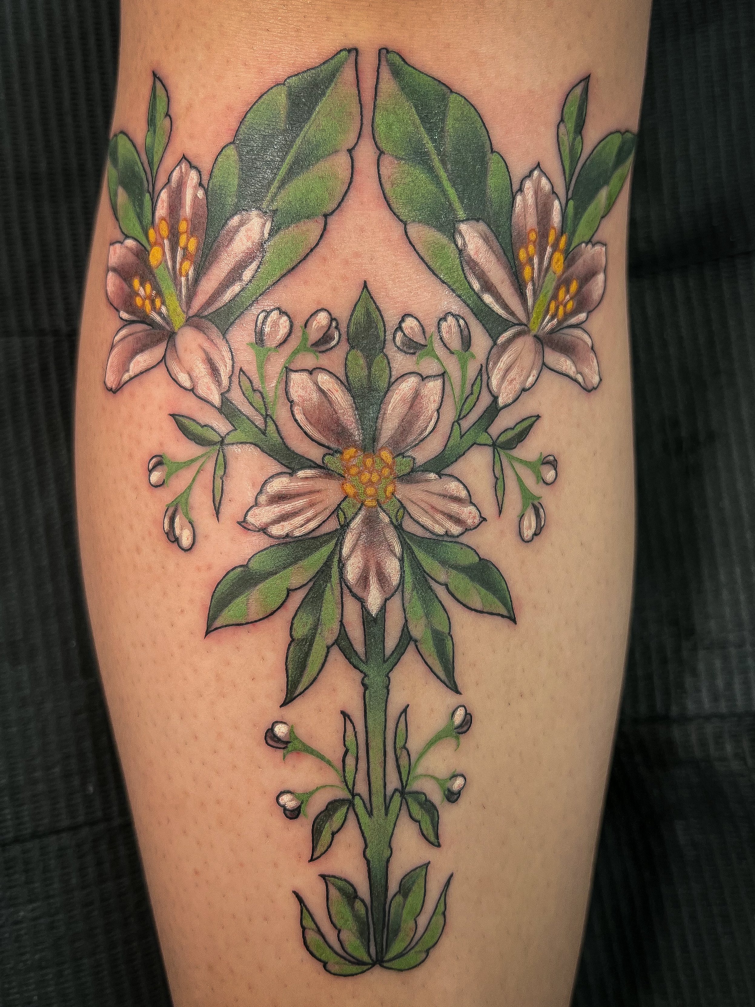 Orange Blossom Tattoo 1
