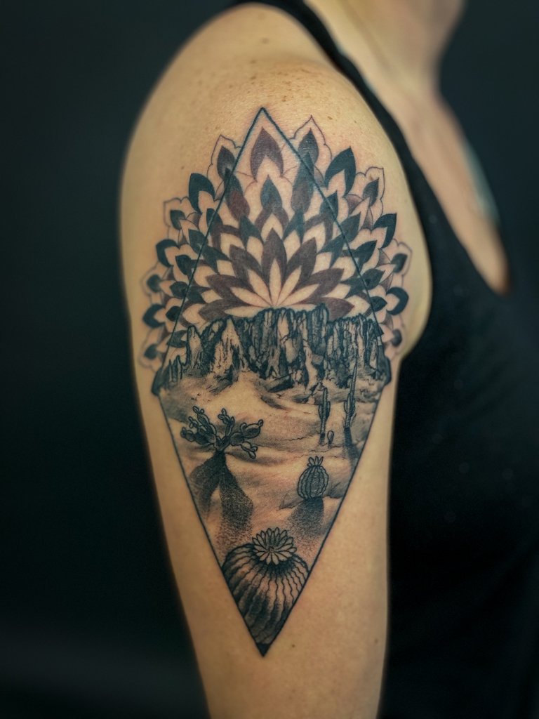 Superstition Mountains Tattoo