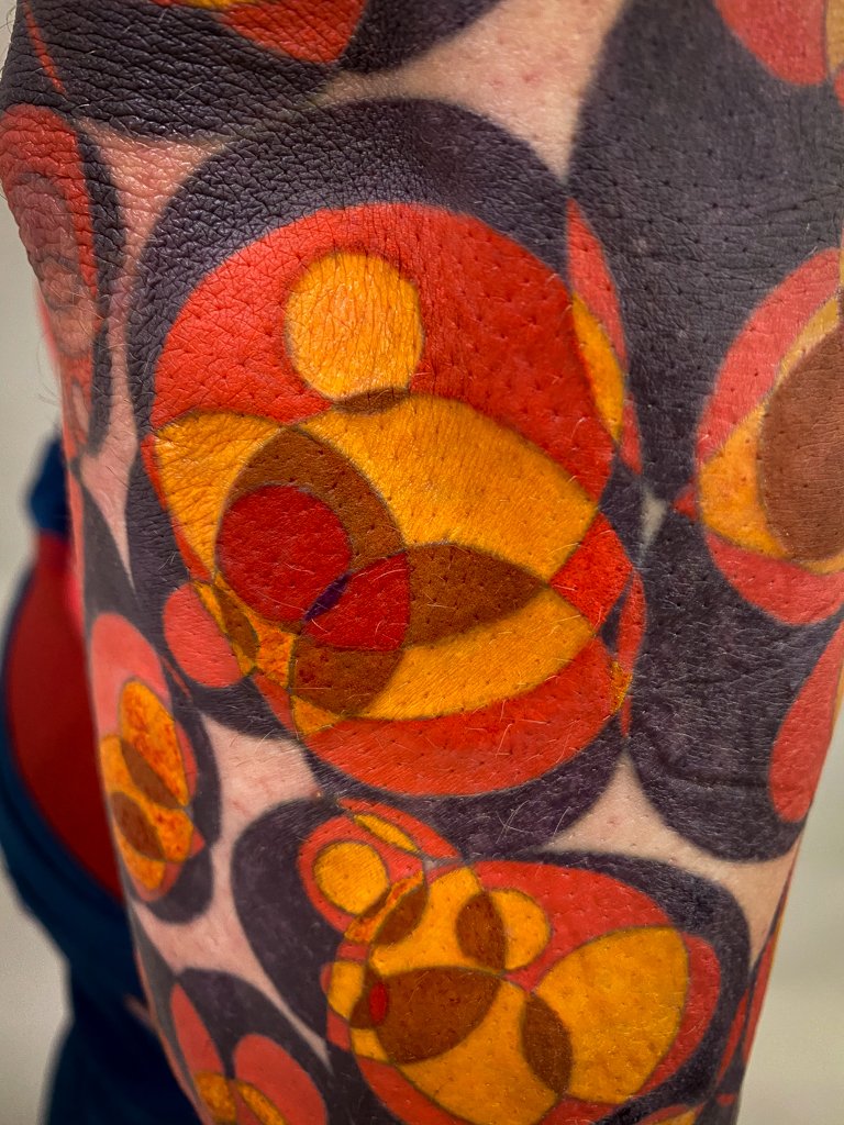 Abstract Art Color Tattoo Sleeve 4