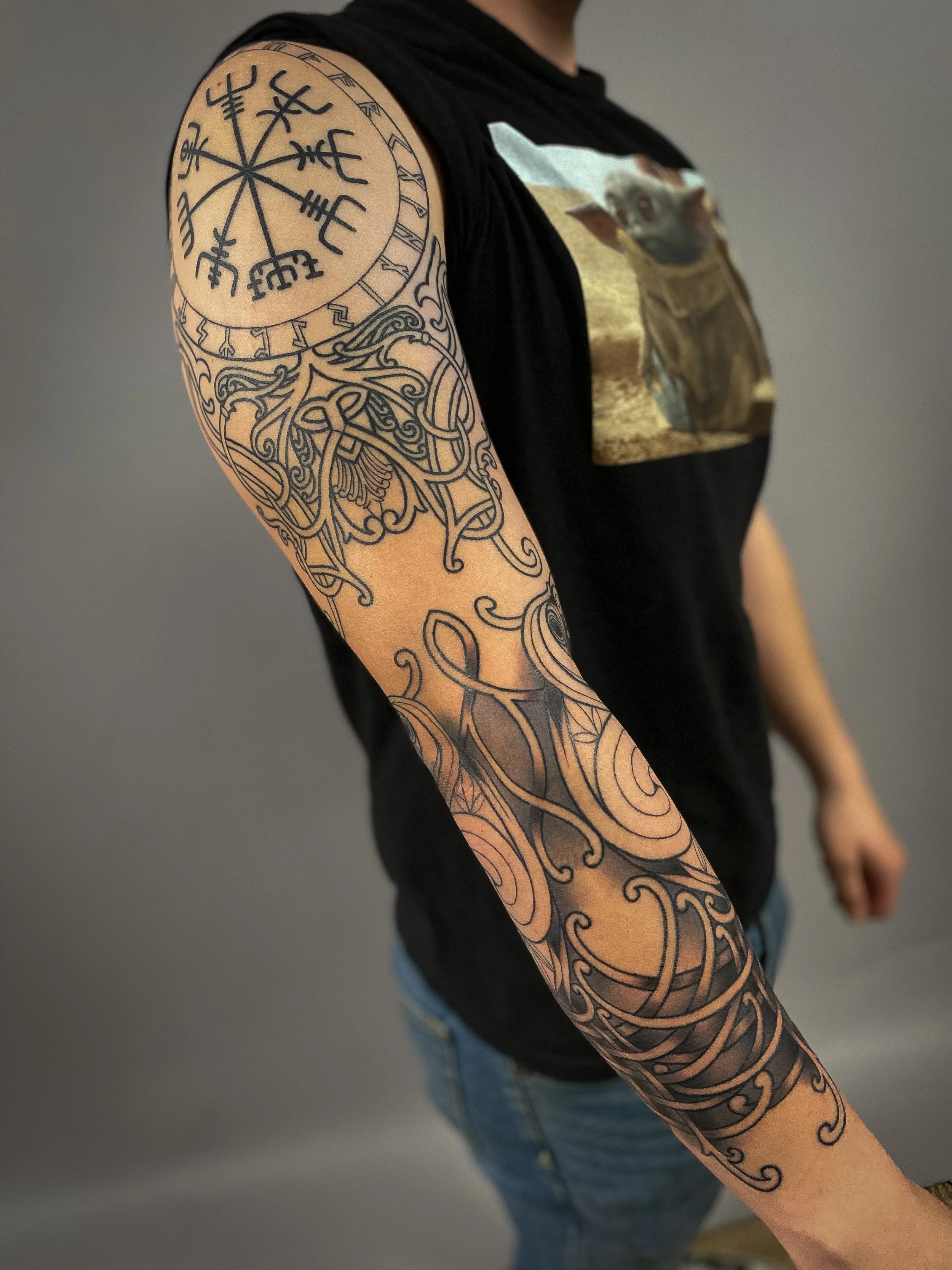 Norse nordic odin odin's ravens knotwork sleeve-1.jpg