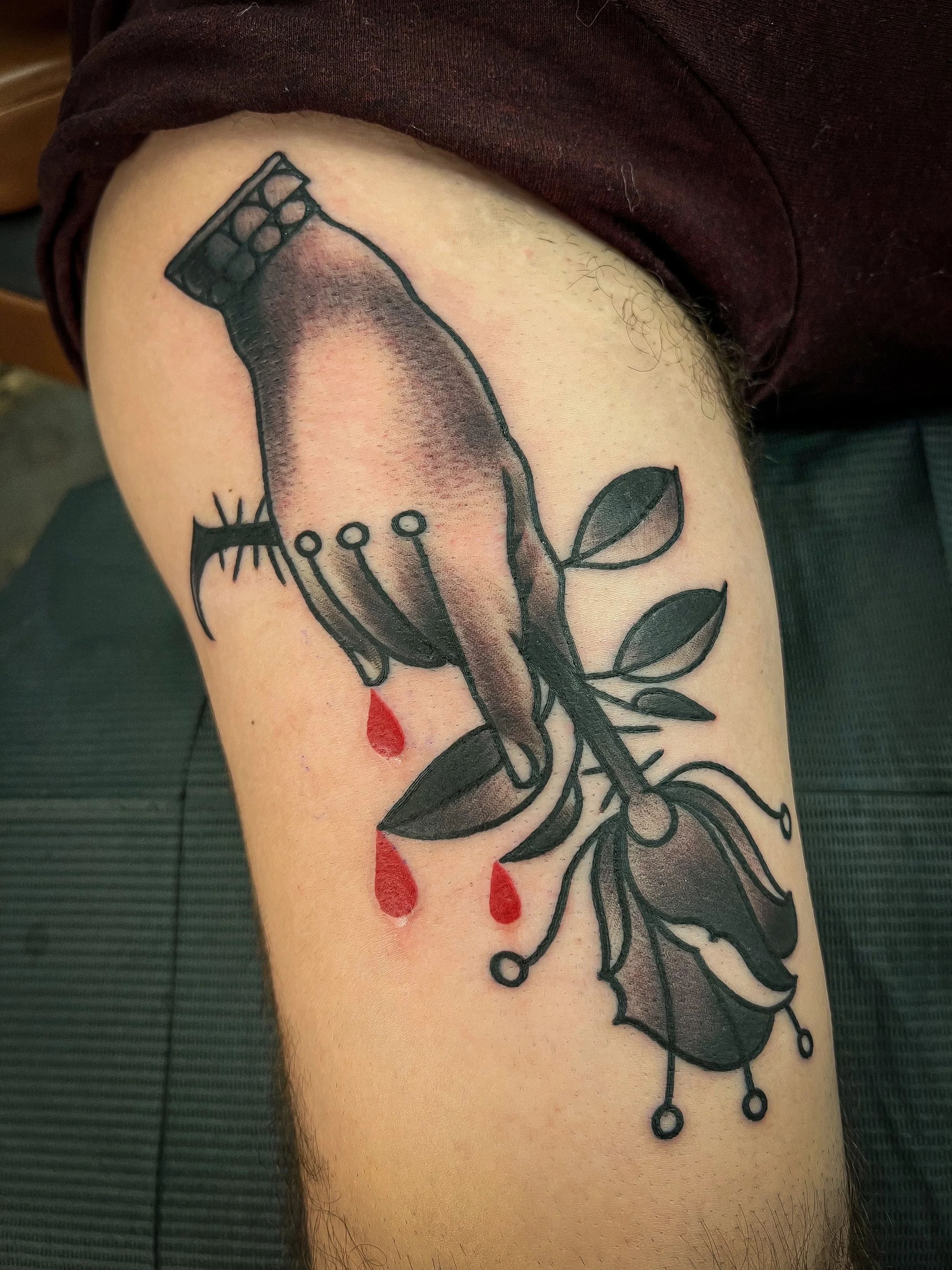 Tradtional Hand And Rose Tattoo.jpg