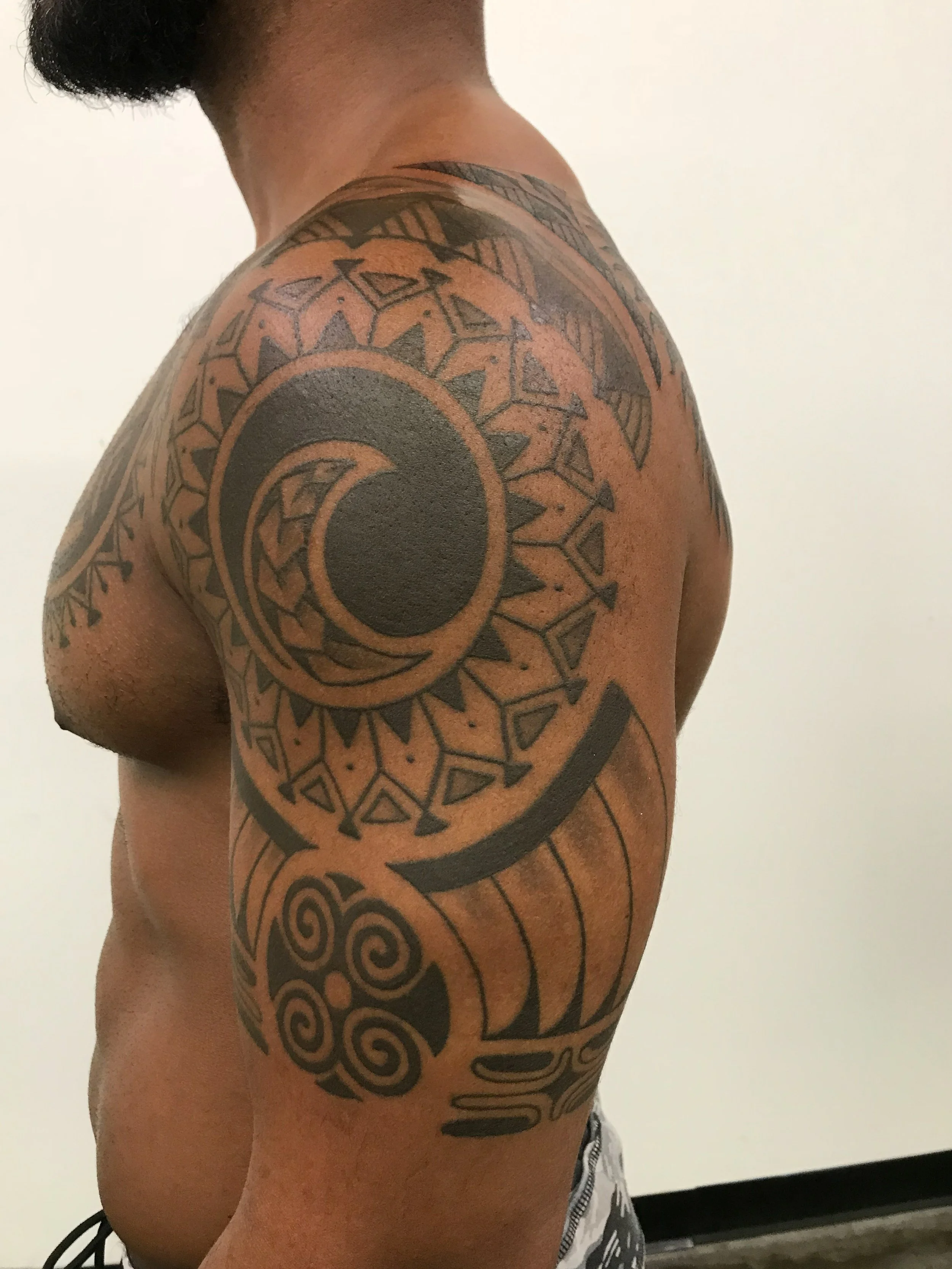 African Tribal Chest and Arm-2.jpg
