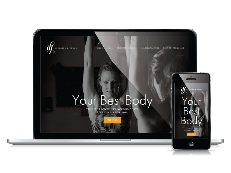 Definite Fitness Responsive Website Design