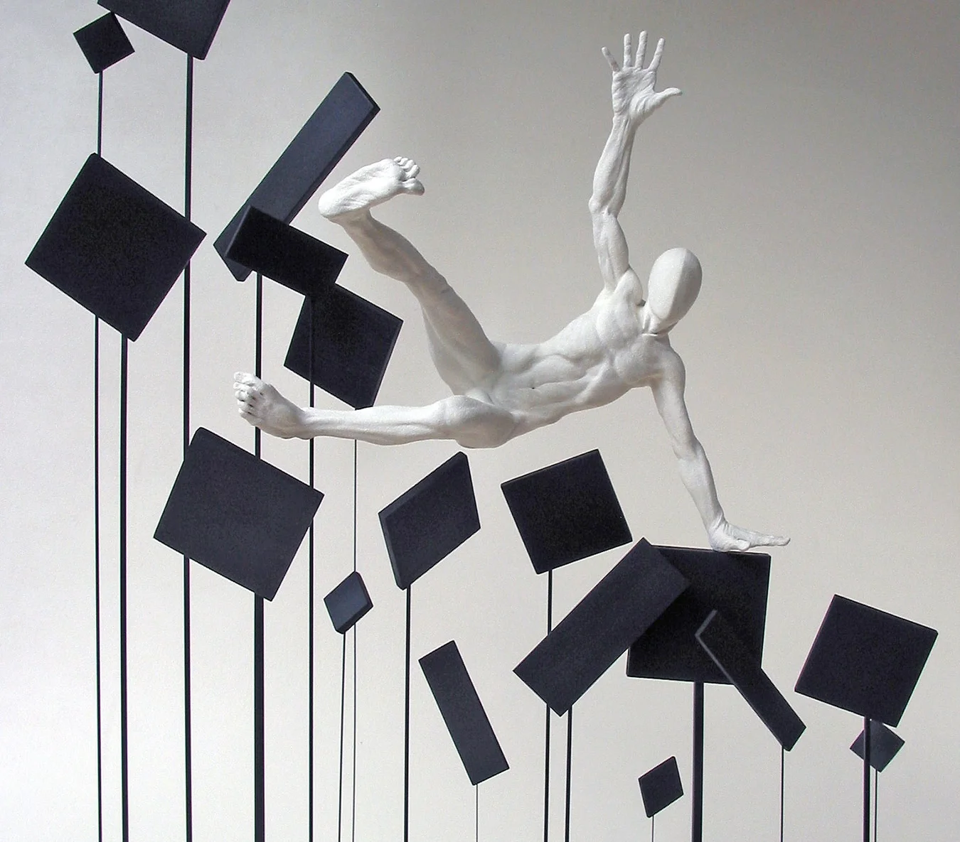  Tic-Tac © 90 cm high x 67 cm wide. Unique