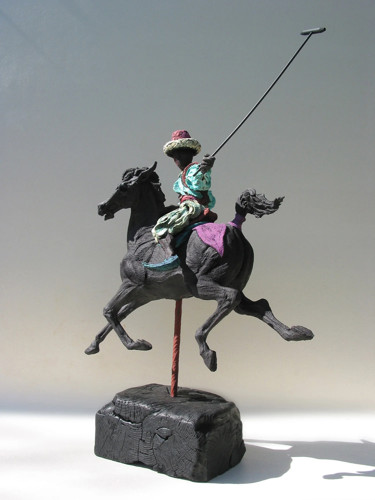 Persian Polo lll © 74 cm high x 58 cm wide Unique