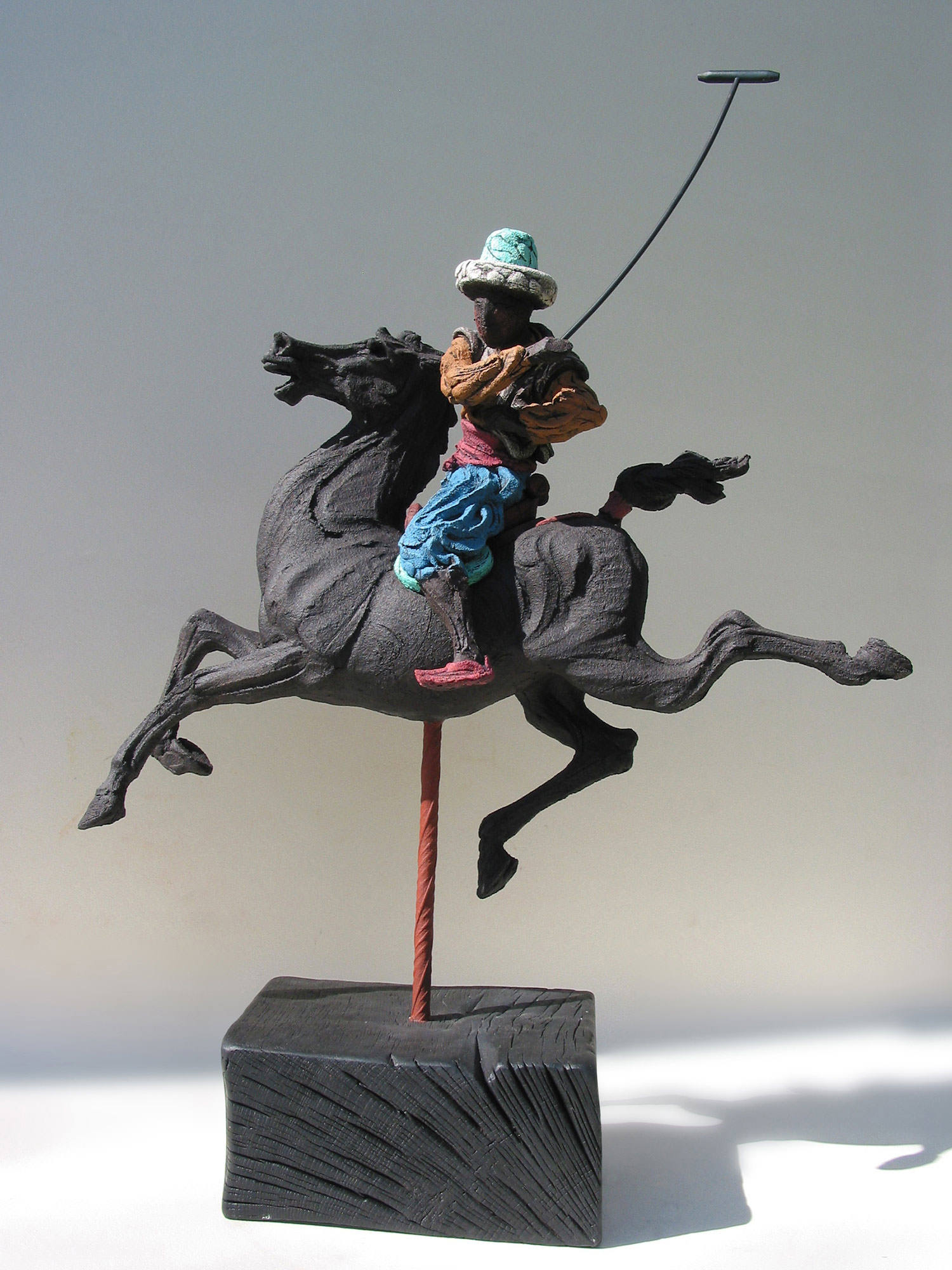  Persian Polo l &nbsp; ©  78 cm high x 55 cm wide  Unique 