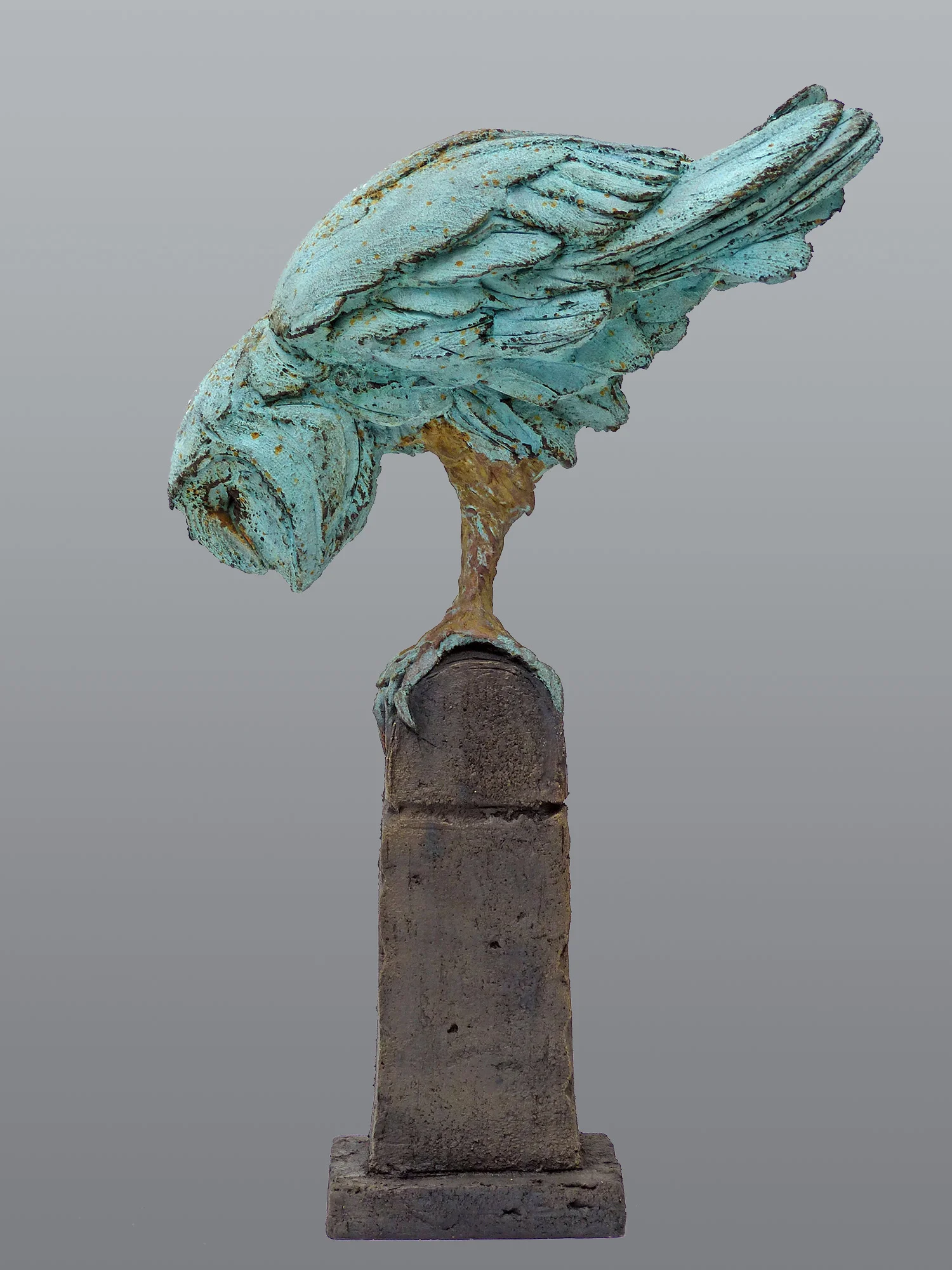 Moon Owl ll © 45 cm high x 28 cm wide Unique