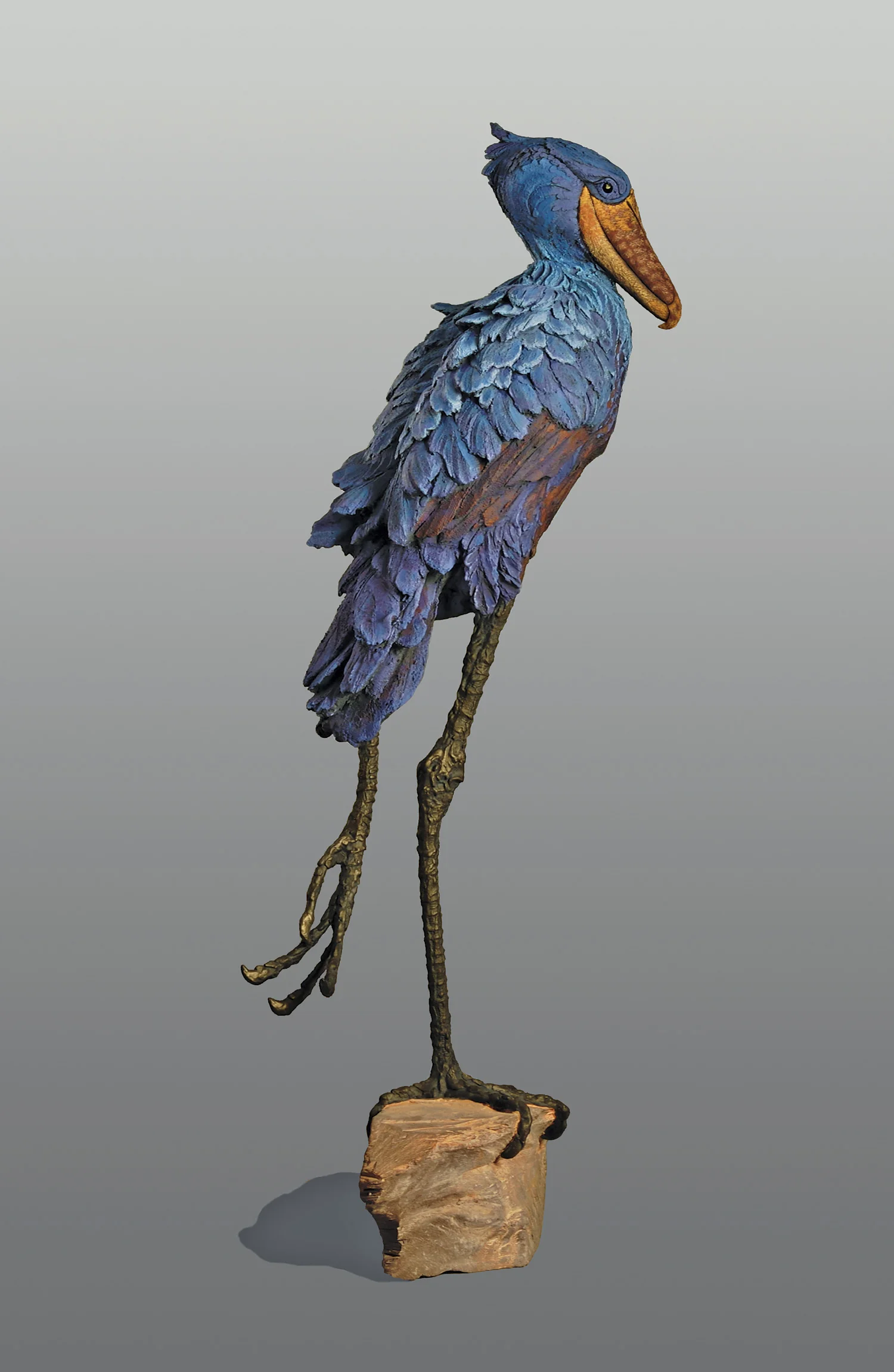 Shoebill © 110 cm high x 46 cm wide Unique