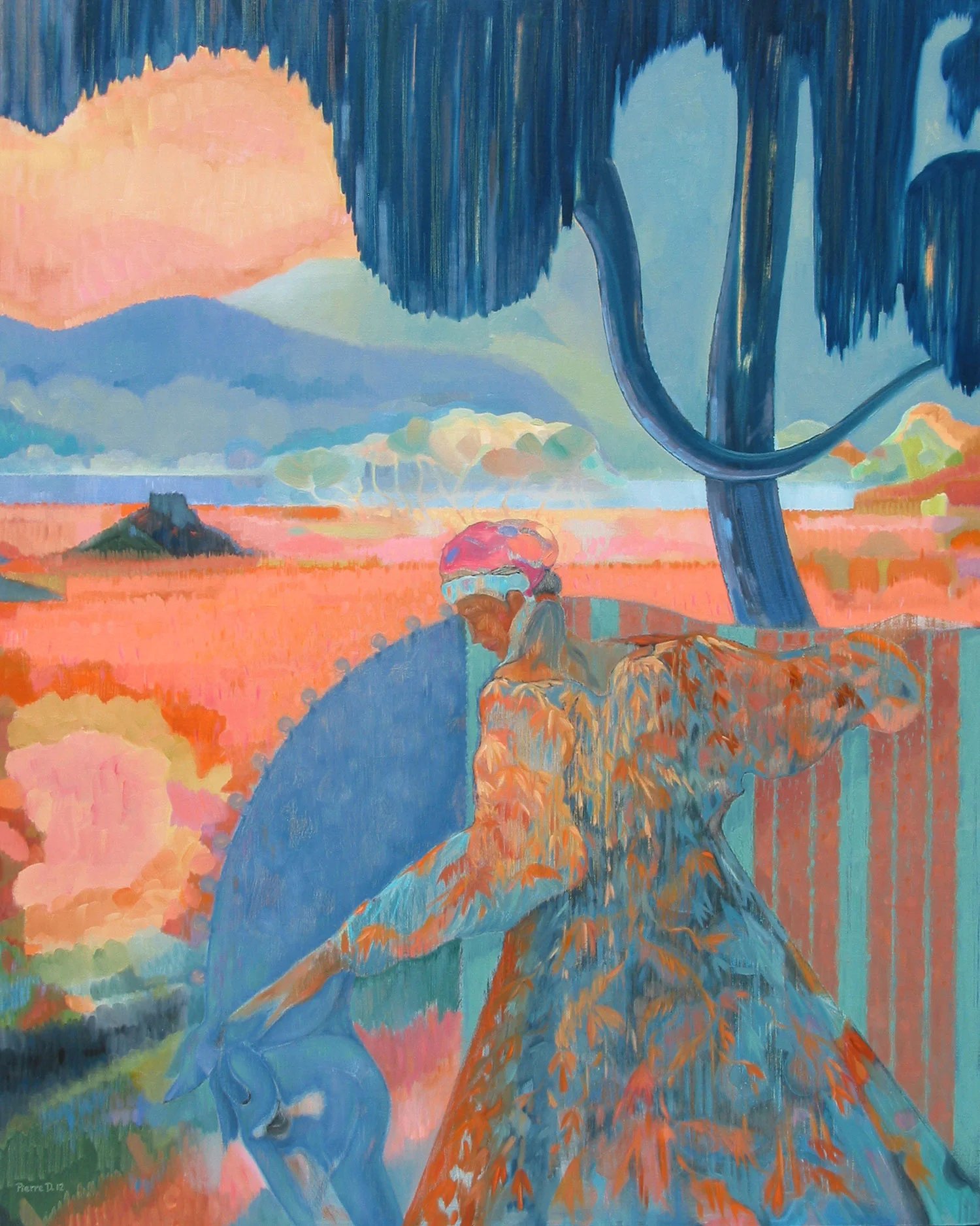 Persian lX Dreamcoat ll © Oil on canvas 120 cm high x 150 cm wide