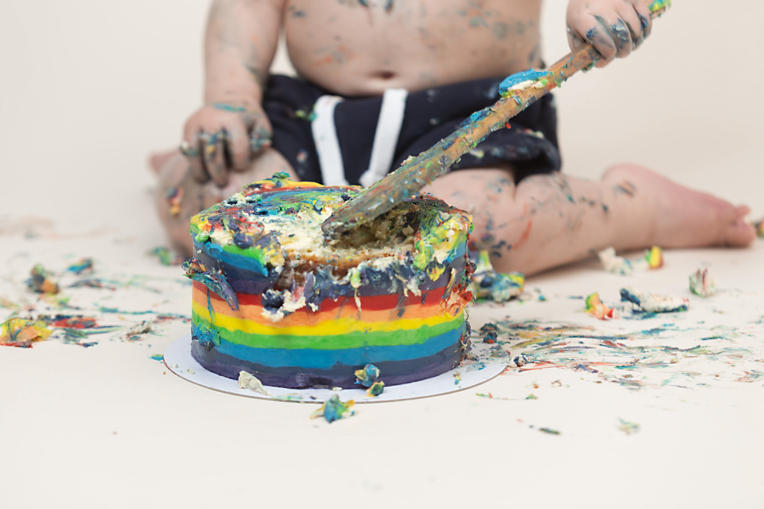 Cake smash - Karen Kimmins Photography .jpg