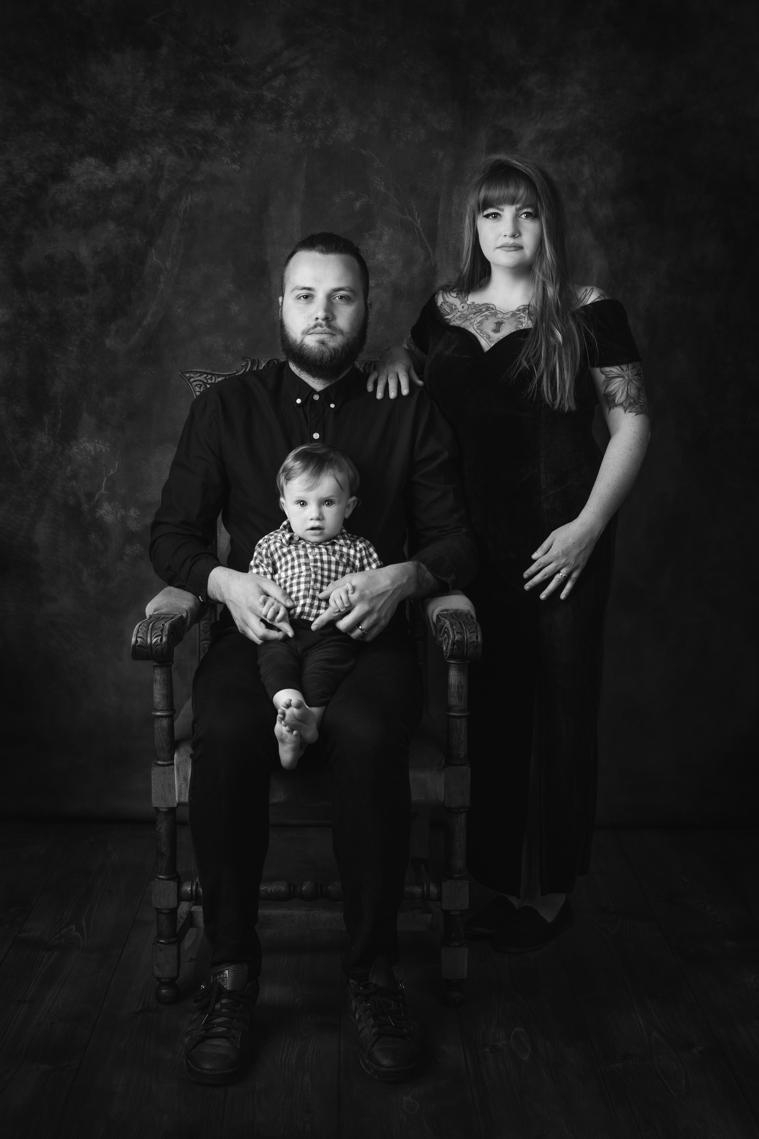 Family alternative family portrait, Somerset, Devon..jpg