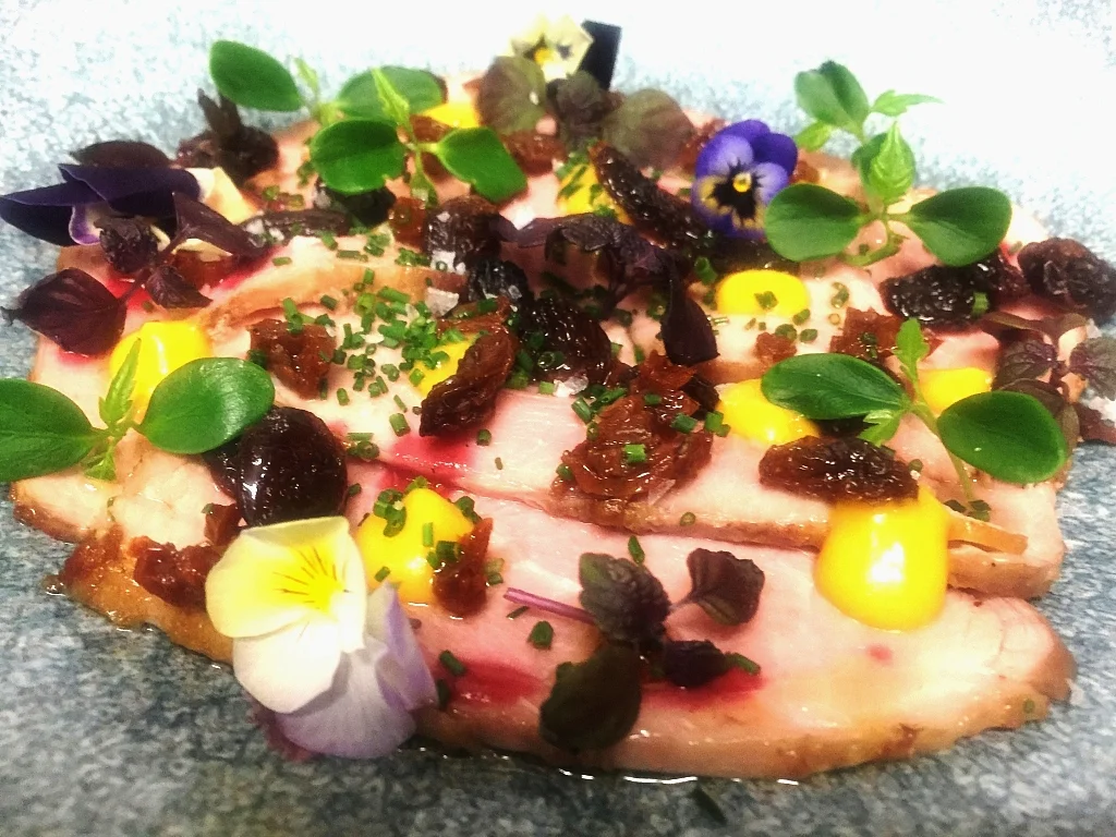 CARPACCIO DE PRESA DE CERDO DUROC