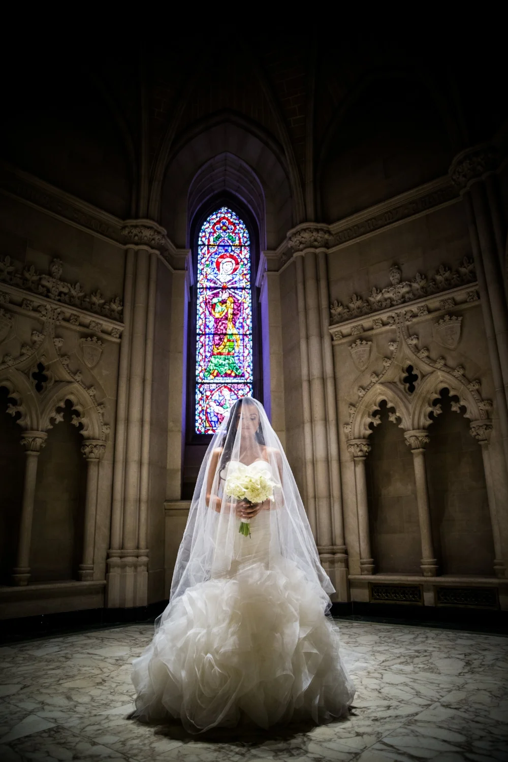 One of the most breathtaking shots in my design career taken at Cathedral Basilica of the Sacred Heart by The Bleu Studio.