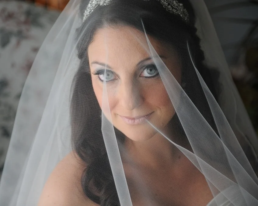 I will forever love this picture of Dana under her blusher. Oh...those blue eyes! Photo by Clair Pruett Photography.