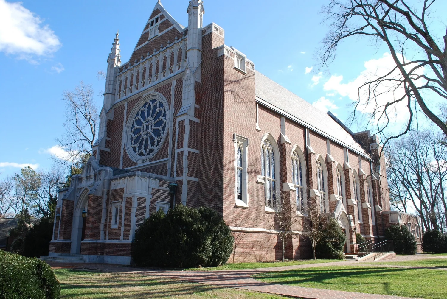 Henry M. Cannon Memorial Chapel on the campus of University of Richmond.