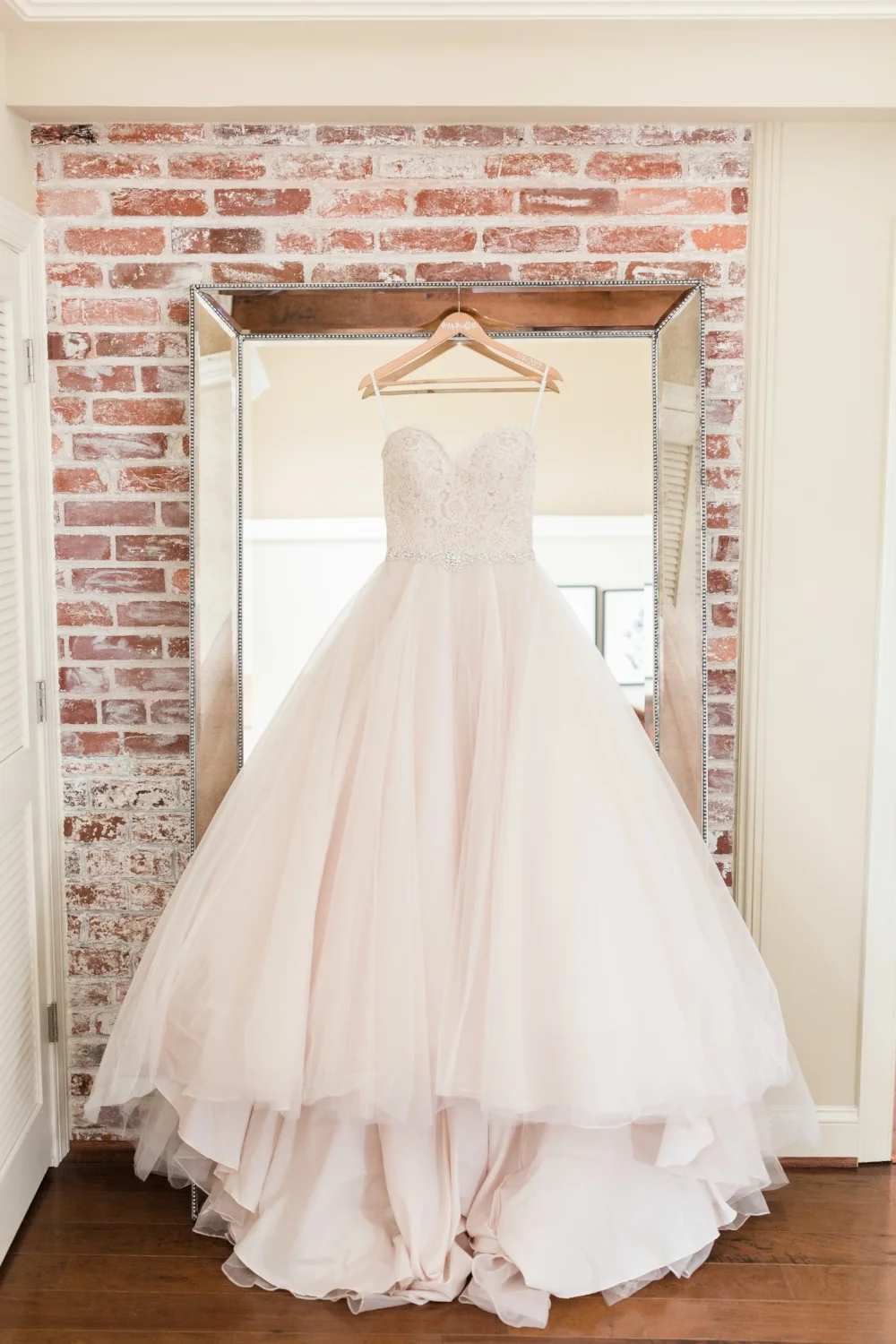 Candace's wedding dress was by Allure Romance Collection.
