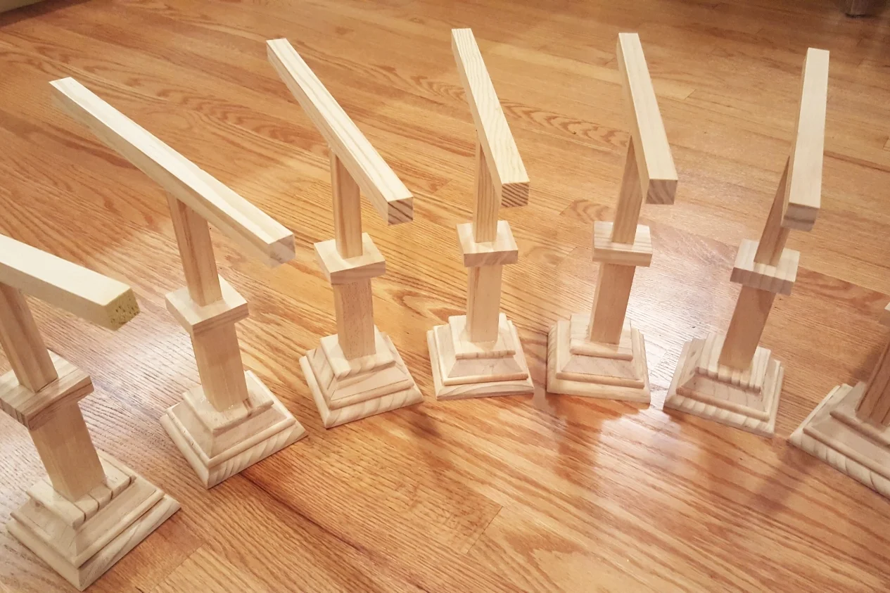 I called on my eighth grade woodshop skills to get me through phase one.