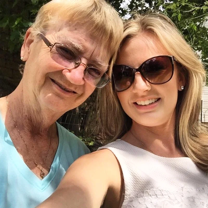 A beautiful Mother's Day selfie taken in 2015