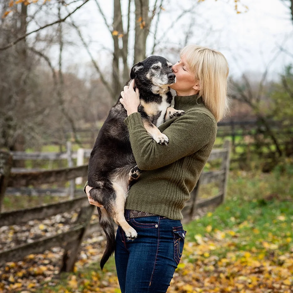 Photographer Tracey Buyce and her pup, Roxy. Tracey’s Instagram feed is full of all kinds of love.