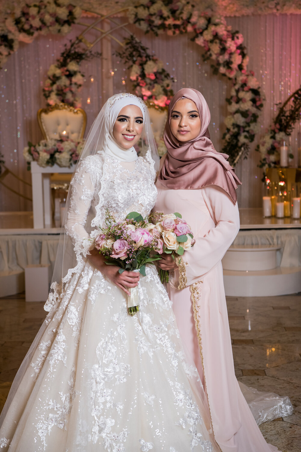 hijab wedding dress