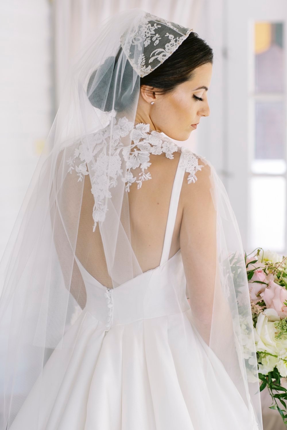 bridal head dress