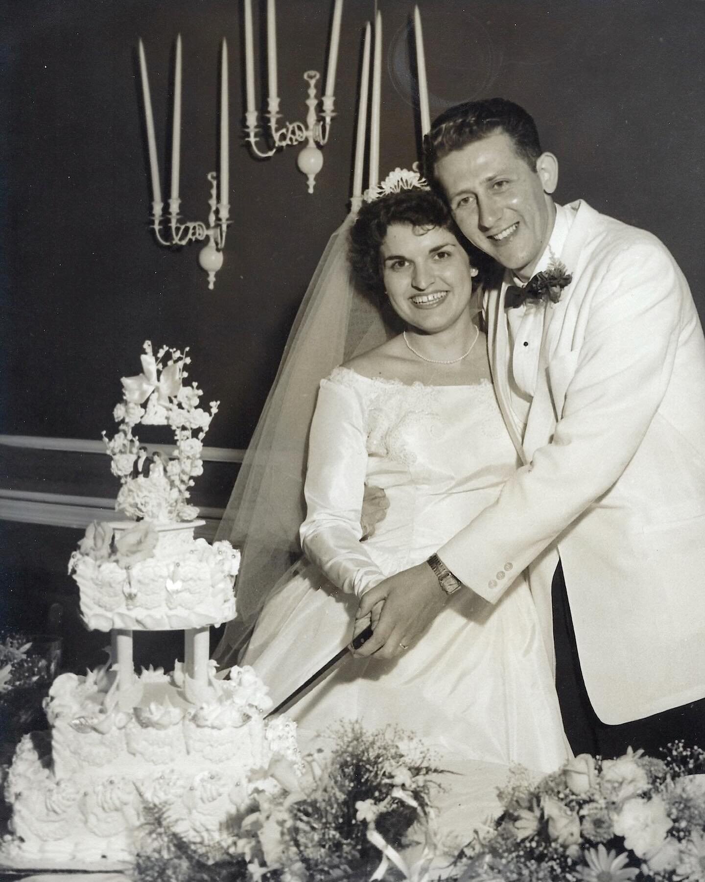Cutting the cake is just as beautiful as it was in 1959, especially when wearing your grandmother&rsquo;s beaded wedding crown. Rebecca&rsquo;s journey to restore this family heirloom is all on today&rsquo;s blog. Her photos are magnificent with the 