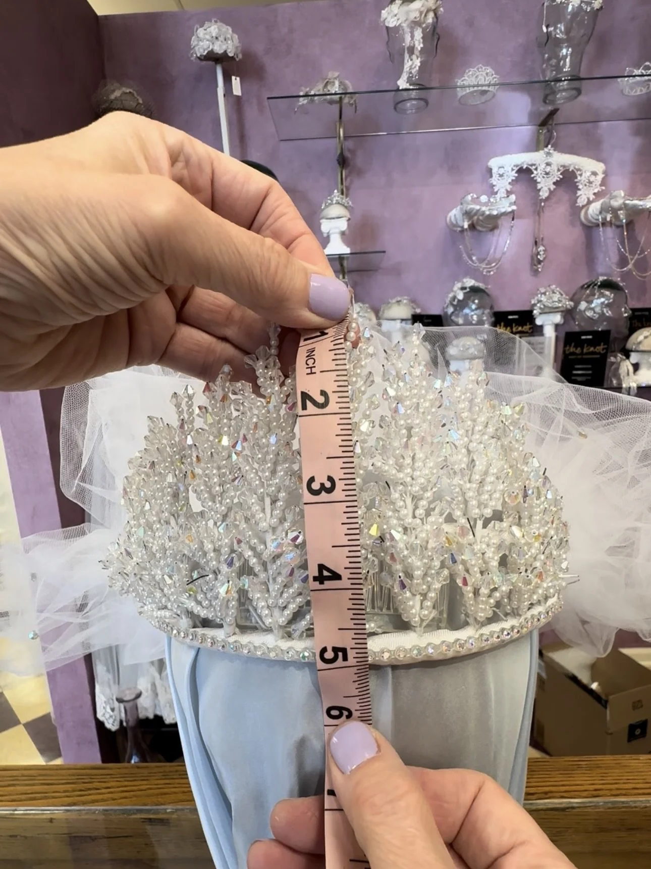 Modernizing Mom’s 1990s Wedding Veil And Headpiece