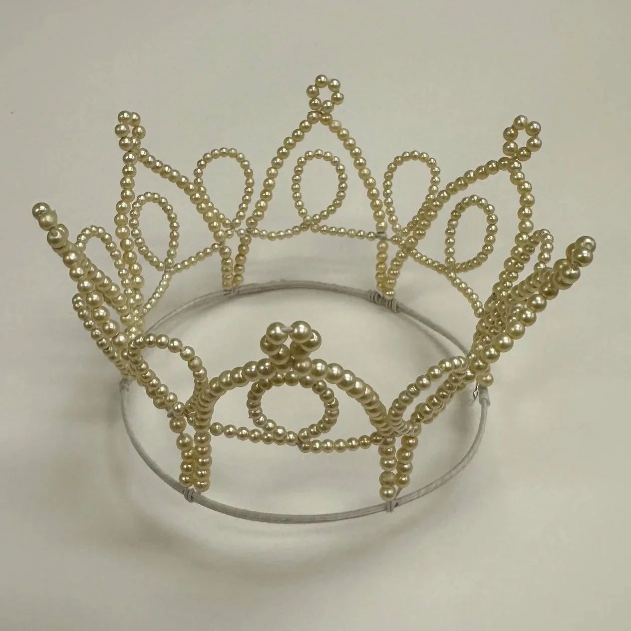 Grandmother's 1960 wedding crown remade.