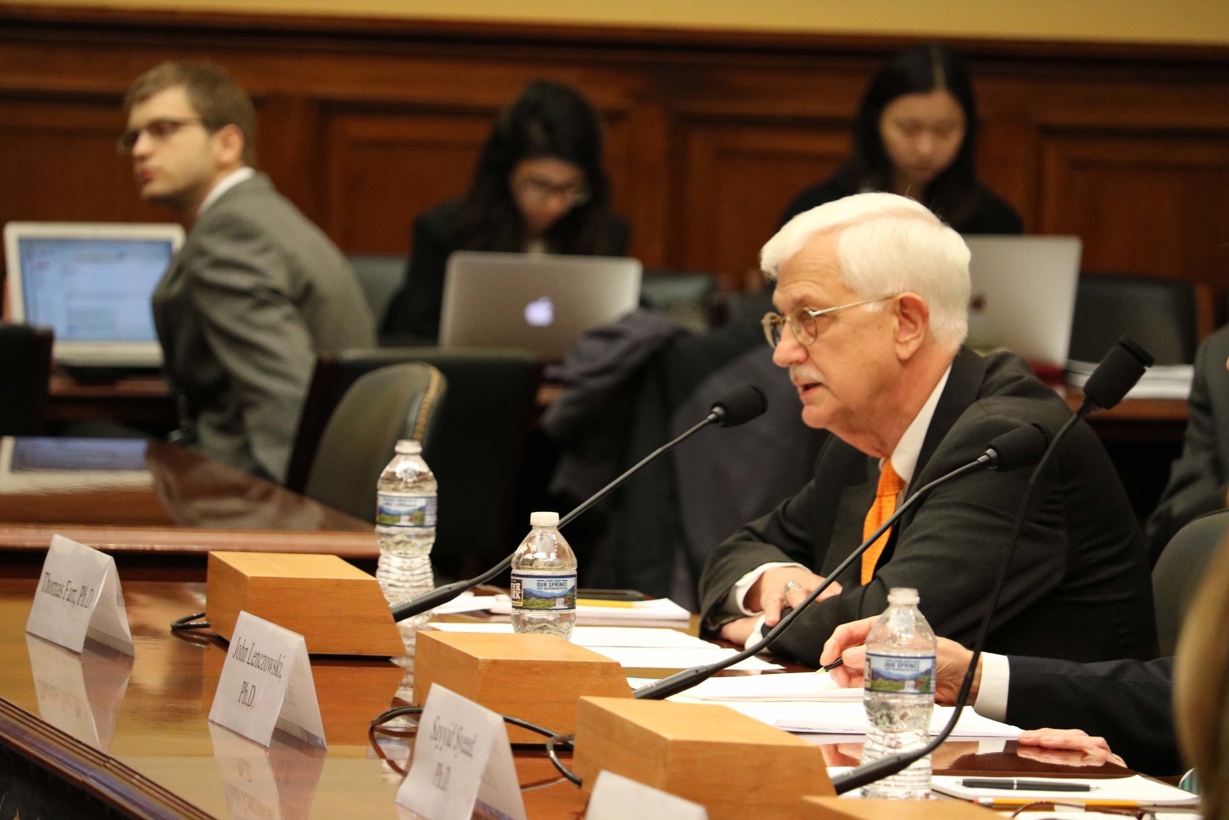 Thomas Farr testifies before the Subcommittee on Africa, Global Health, Global Human Rights, and International Organizations of the House Foreign Affairs Committee, December 6, 2017. Photo: RFI/Jeremy Barker
