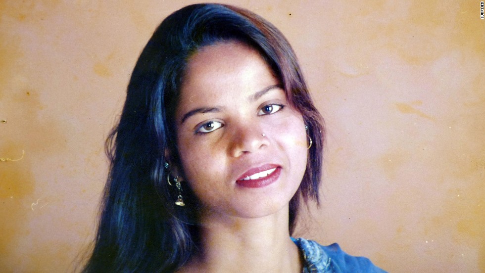 Following a dispute over a water cup, Asia Bibi, a Christian woman and mother of five, was charged with blasphemy and in 2010 was sentenced to death. Appeals are still on-going in her case and she remains in prison. Photo: CNN/Supplied