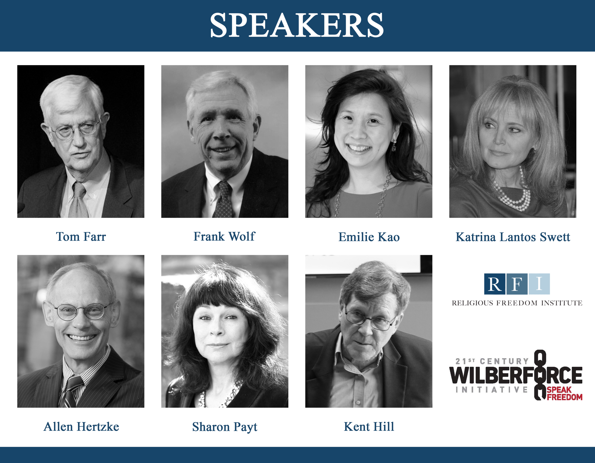 Click here for speaker biographies.