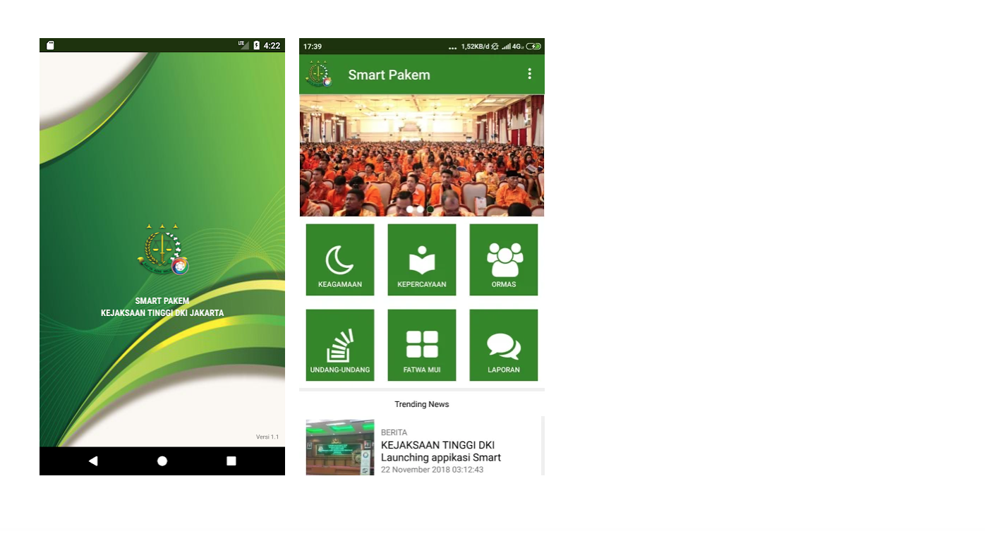 Screenshot of the Smart Pekam app available for download in the Google Play store.