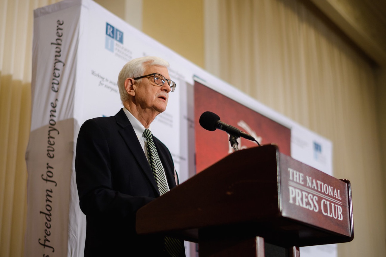  Tom Farr, President, Religious Freedom Institute, delivers opening remarks.  Photo: RFI/Nathan Mitchell 